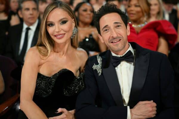 Adrien Brody gives the couple the speech of the Oscars of the Oscar de Georgina Chapman