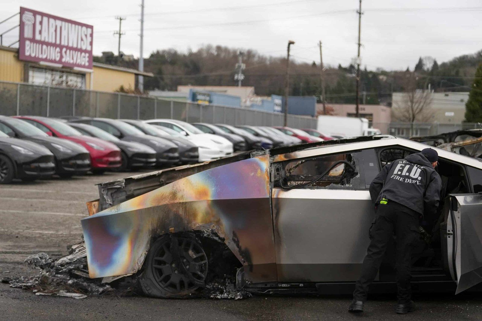 Trump suggests that Tesla Vandals should be sent to prison in El Salvador
