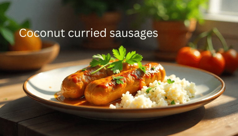 Coconut Curried Sausages Recipe - Delicious Aussie Meal